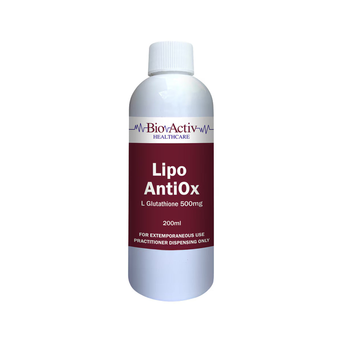 BioActiv Healthcare Lipo AntiOx (L Glutathione 500mg) 200ml