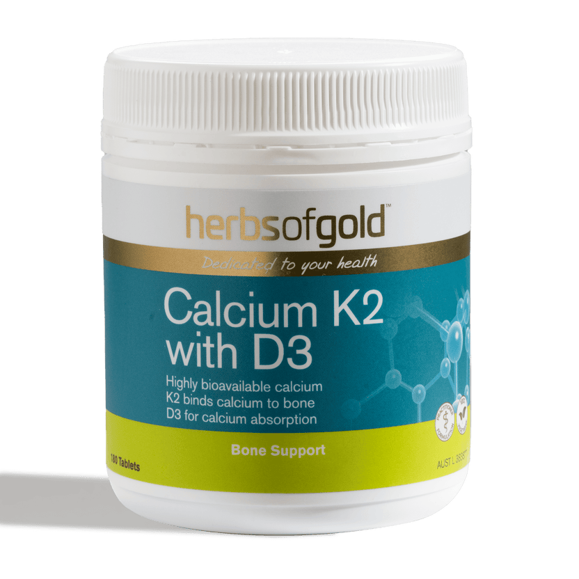 Herbs of Gold Calcium K2 with D3 180t