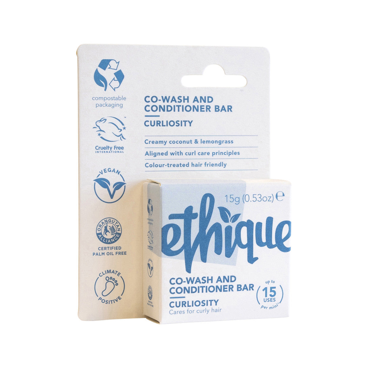 Ethique Bar Conditioner Co Wash Curliosity 15g