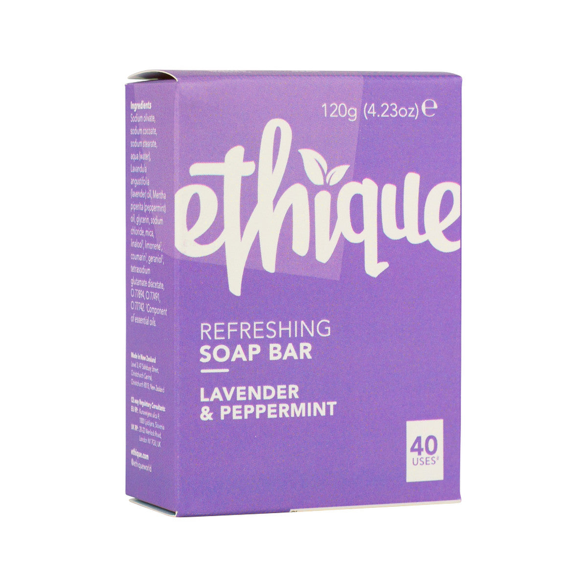 Ethique Bar Soap Refreshing Lavender and Peppermint 120g