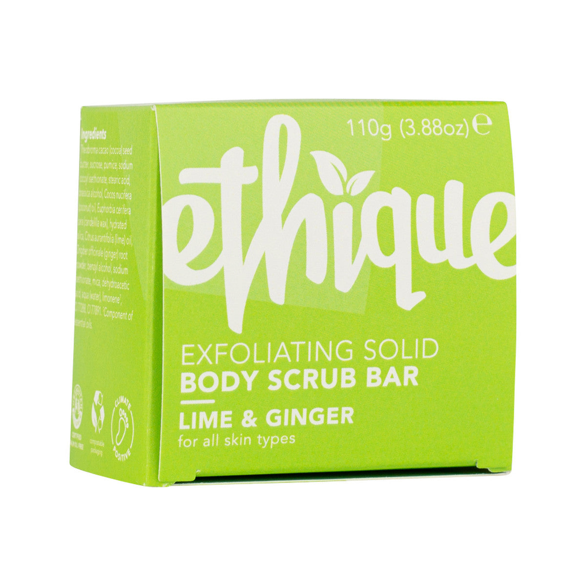 Ethique Body Scrub Bar Lime and Ginger 110g