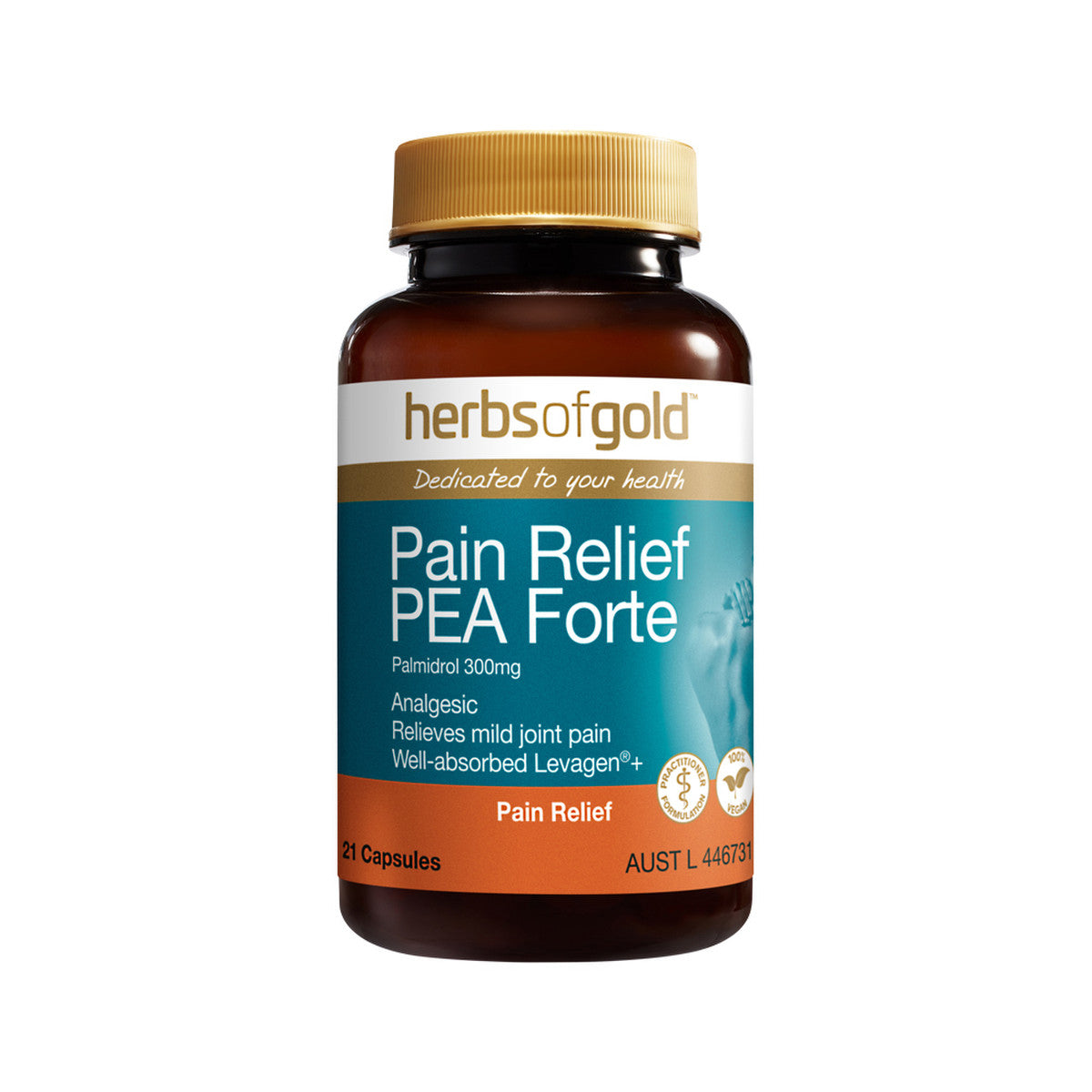 Herbs Of Gold Pain Relief Pea Forte 21c