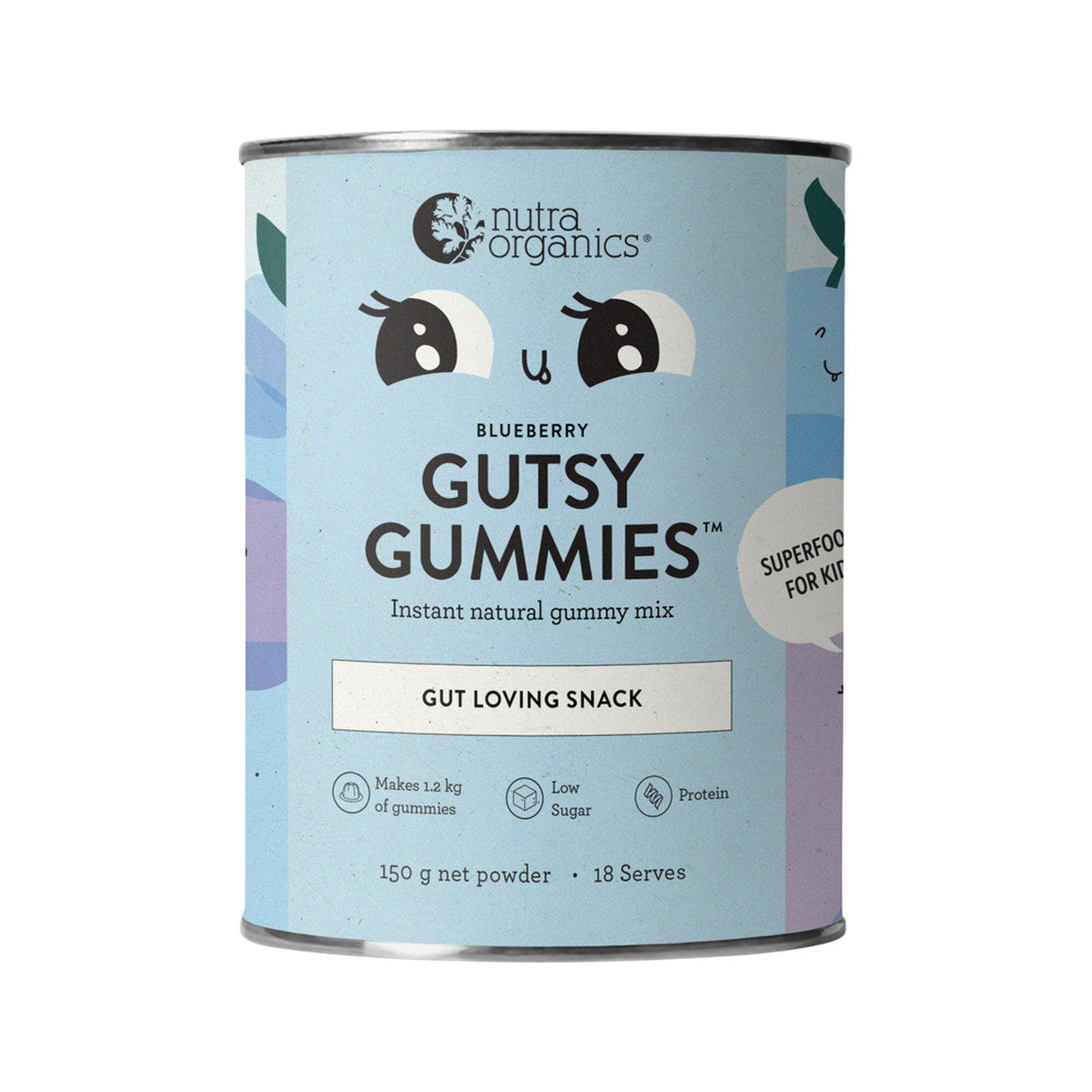 Nutra Org -Kids- Gutsy Gummies Blueberry 150g