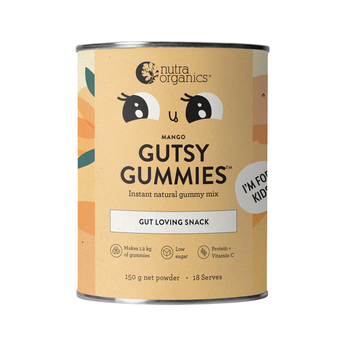 Nutra Org -Kids- Gutsy Gummies Mango 150g