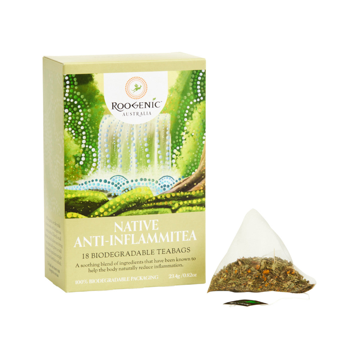 Roogenic Australia Native Anti-Inflammitea x 18 Tea Bags