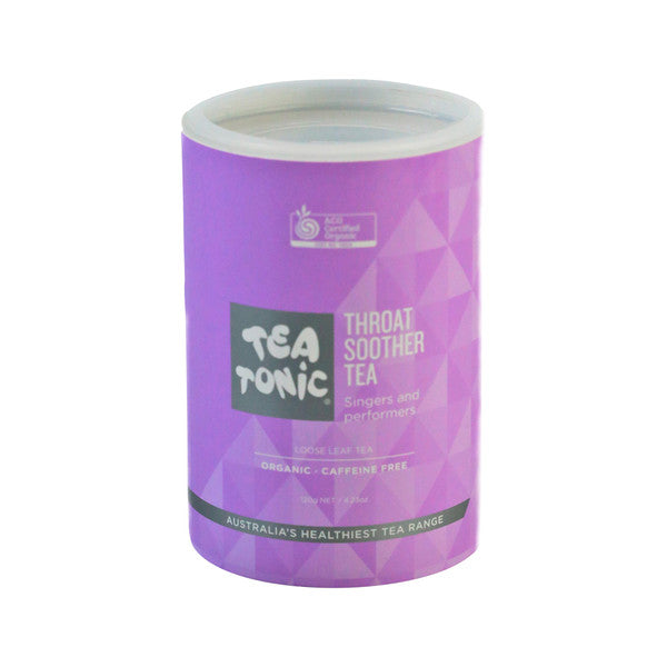 Tea Tonic Organic Throat Soother Tea Tube 120g