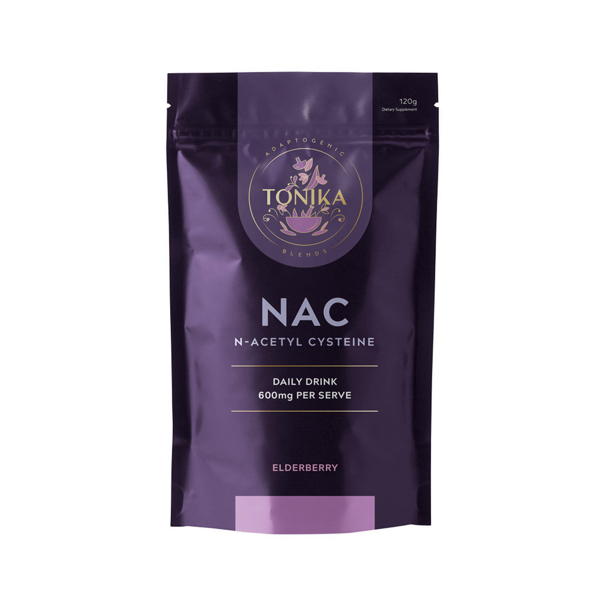 Tonika NAC (N Acetyl Cysteine) Elderberry 120g