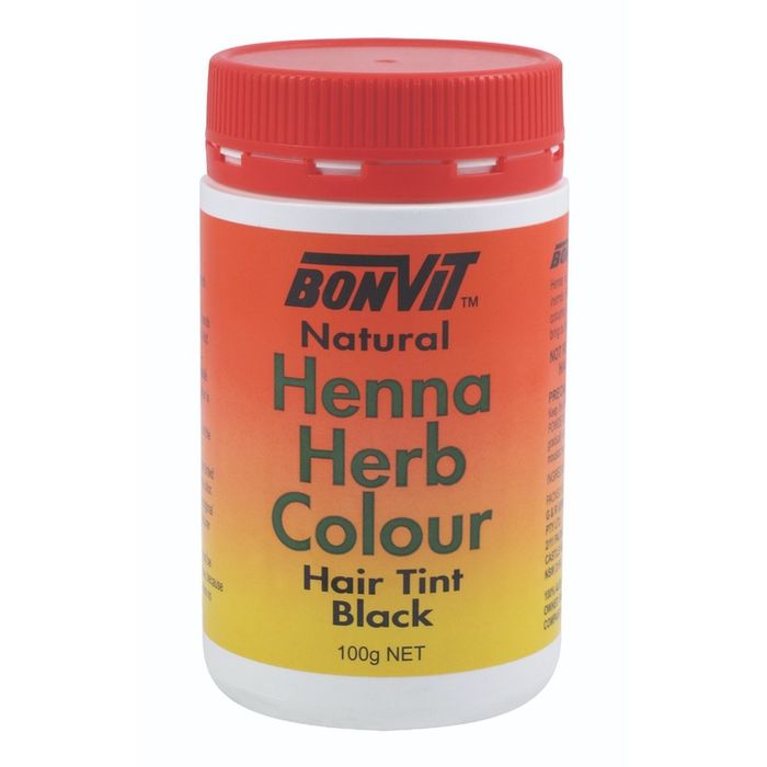 Bonvit Henna Powder Black - 100g