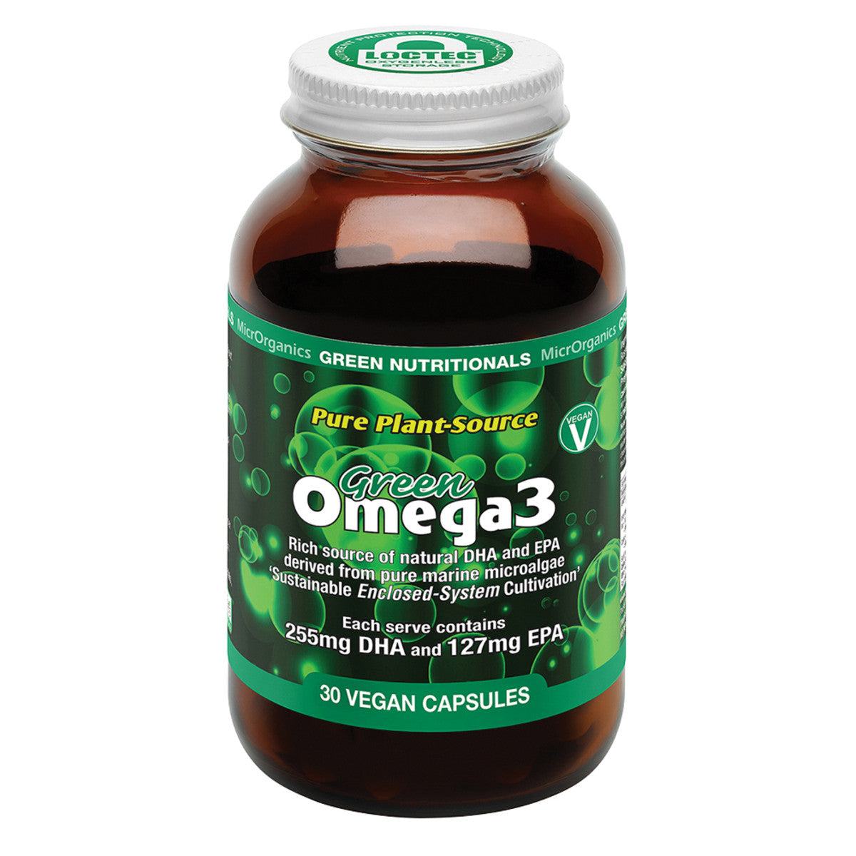 Green Nutritionals Pure Plant Source Green Omega 3 Capsules