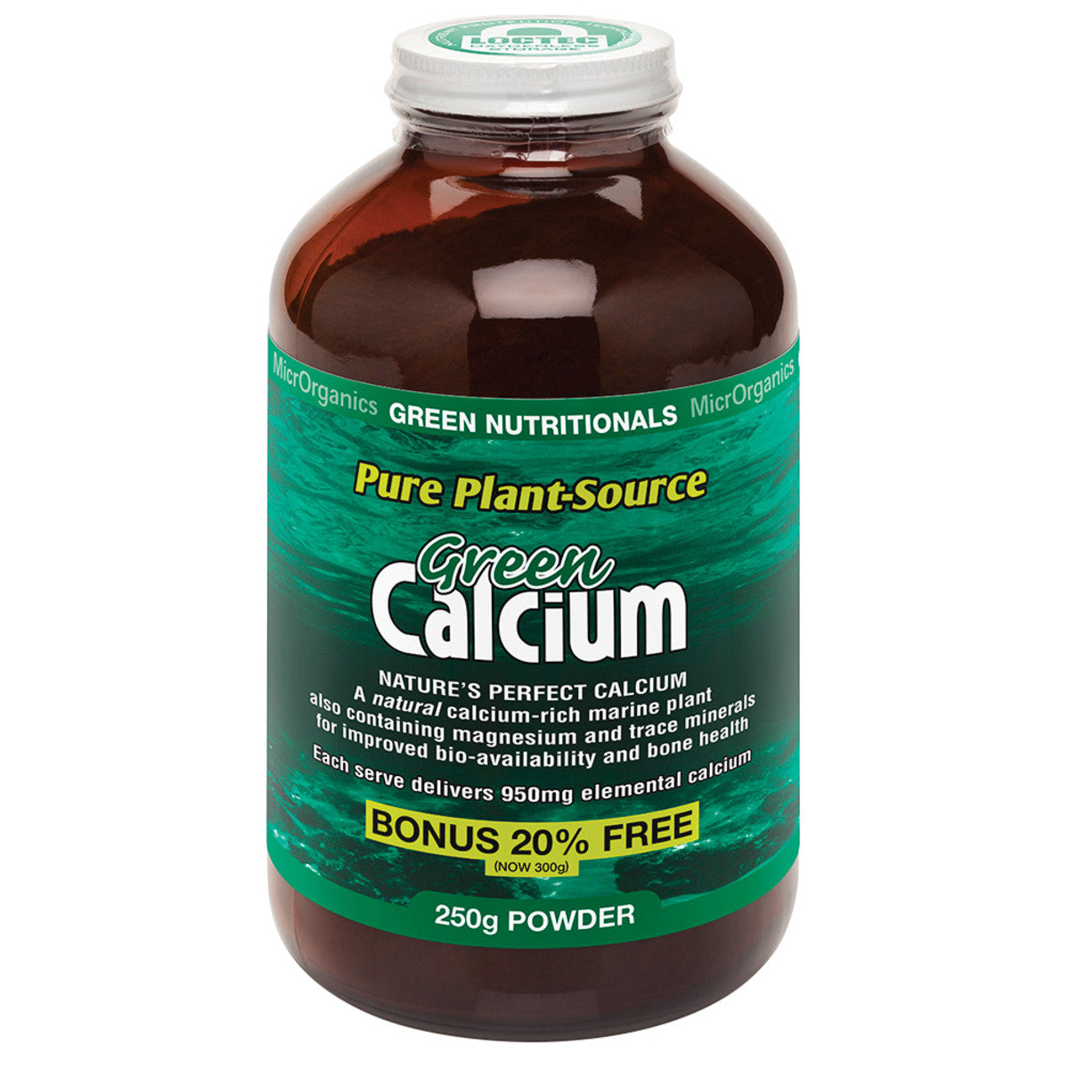 Green Nutritionals Pure Plant Sourced Green Calcium Powder