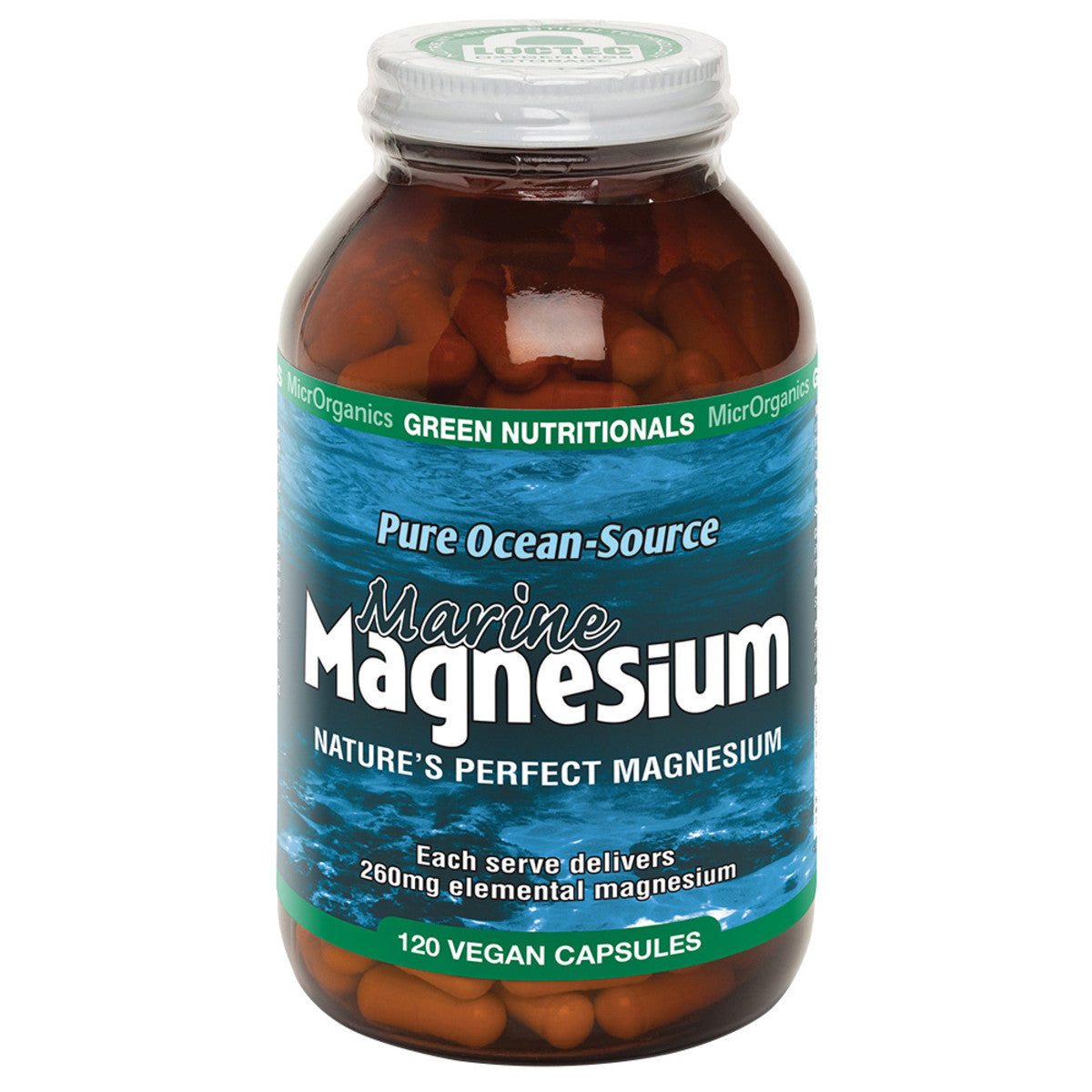 Green Nutritionals Pure Ocean Sourced Magnesium Capsules