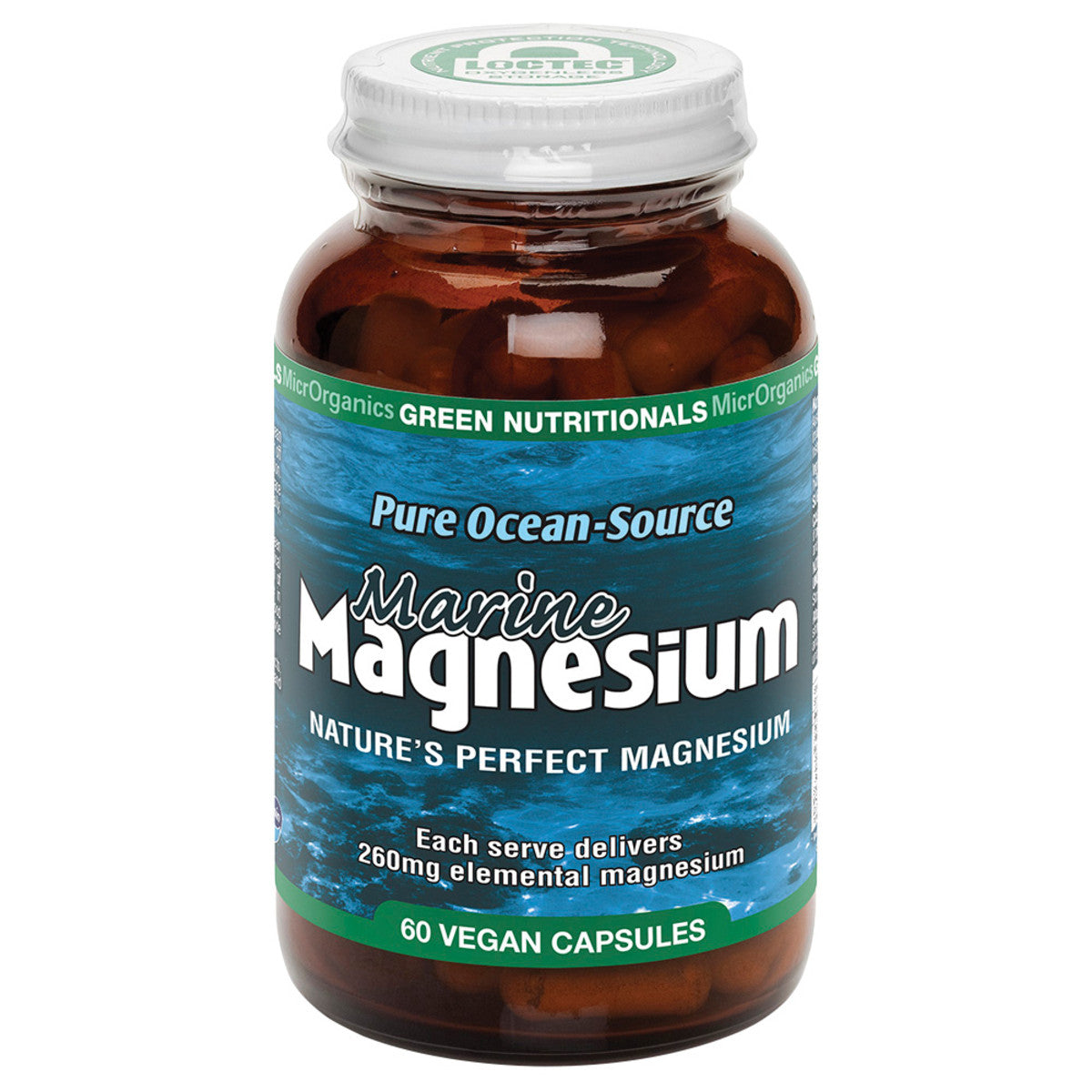 Green Nutritionals Pure Ocean Sourced Magnesium Capsules