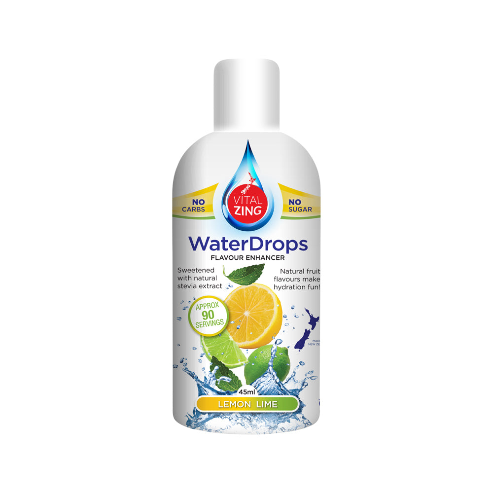 Vital Zing Water Drops (Flavour Enhancer with Stevia) Lemon Lime 45ml