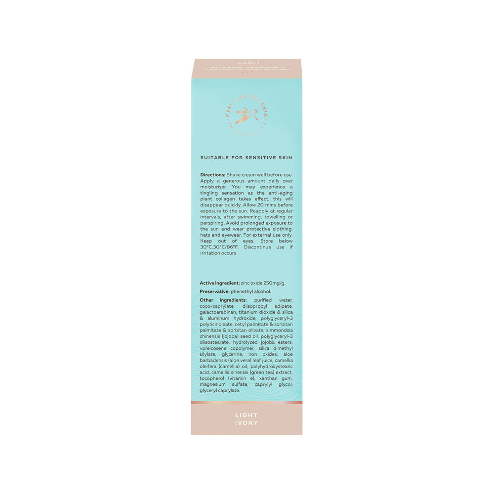 Wotnot Naturals Natural Face Sunscreen SPF 40 + Mineral MakeUp BB Cream Ivory 60g